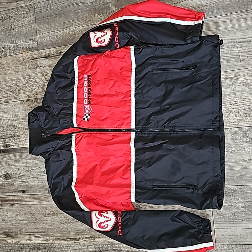 Nascar Vintage Dodge Motorsports Windbreaker Light Jacket